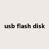 usb flash disk是什么意思