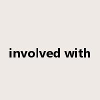 involved with是什么意思