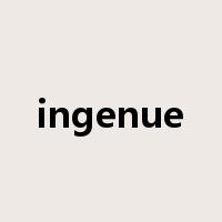 ingenue是什么意思