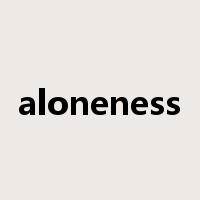 aloneness是什么意思