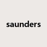 saunders是什么意思
