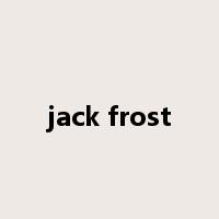 jack frost是什么意思
