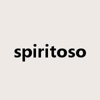 spiritoso是什么意思