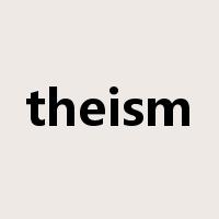theism是什么意思