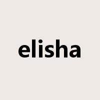 elisha是什么意思