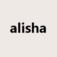 alisha是什么意思