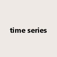 time series是什么意思