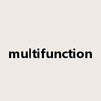 multifunction是什么意思