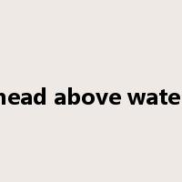 head above water是什么意思
