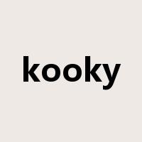 kooky是什么意思