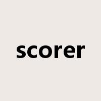 scorer是什么意思