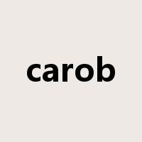 carob是什么意思