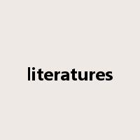 literatures是什么意思