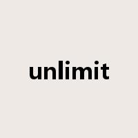 unlimit是什么意思