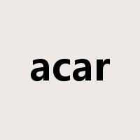 acar是什么意思