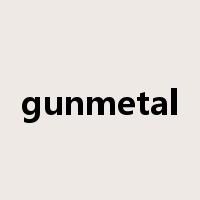 gunmetal是什么意思