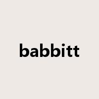 babbitt是什么意思