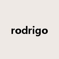 rodrigo是什么意思