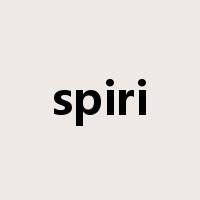 spiri是什么意思