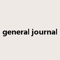 general journal是什么意思