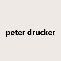 peter drucker是什么意思