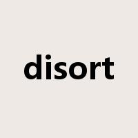 disort是什么意思