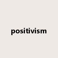 positivism是什么意思