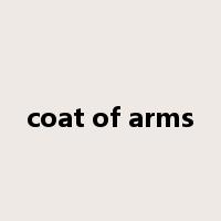 coat of arms是什么意思