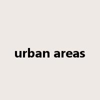 urban areas是什么意思