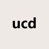 ucd是什么意思