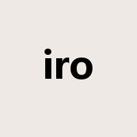 iro是什么意思
