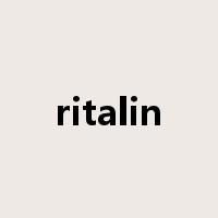 ritalin是什么意思