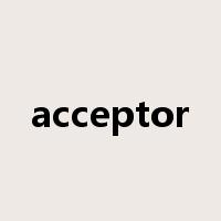 acceptor是什么意思