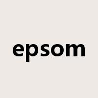 epsom是什么意思