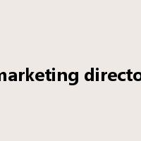 marketing director是什么意思