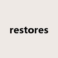 restores是什么意思