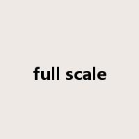 full scale是什么意思