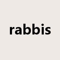rabbis是什么意思