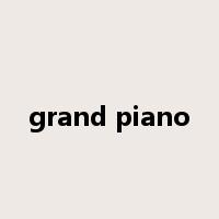 grand piano是什么意思