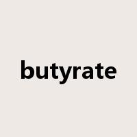 butyrate是什么意思