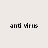 anti-virus是什么意思