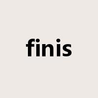 finis是什么意思