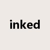 inked是什么意思