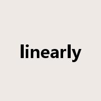 linearly是什么意思