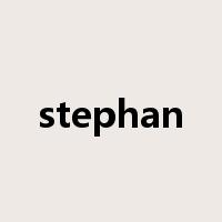 stephan是什么意思