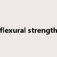 flexural strength是什么意思