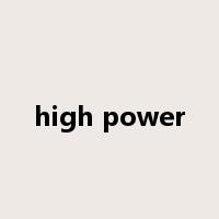 high power是什么意思