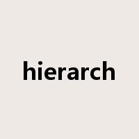 hierarch是什么意思