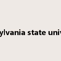 pennsylvania state university是什么意思
