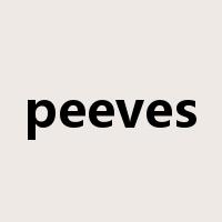 peeves是什么意思